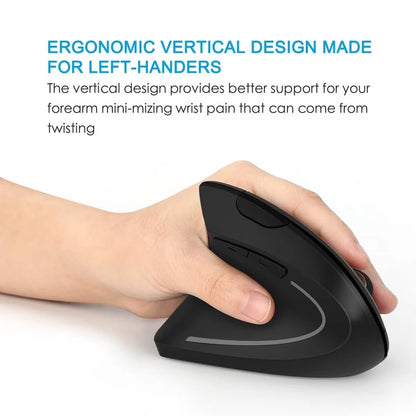 Ergonomic 2.4G Wireless Vertical Mouse for Right and Left-Handed Gamers - 6D USB Optical Mouse for Laptop and PC