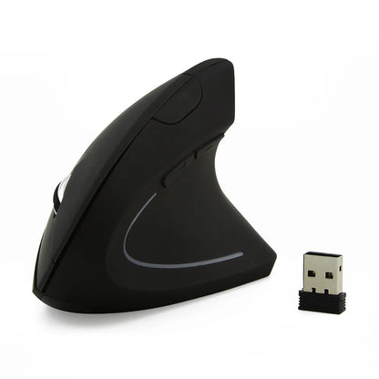 Ergonomic 2.4G Wireless Vertical Mouse for Right and Left-Handed Gamers - 6D USB Optical Mouse for Laptop and PC