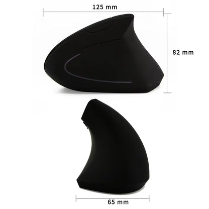 Ergonomic 2.4G Wireless Vertical Mouse for Right and Left-Handed Gamers - 6D USB Optical Mouse for Laptop and PC