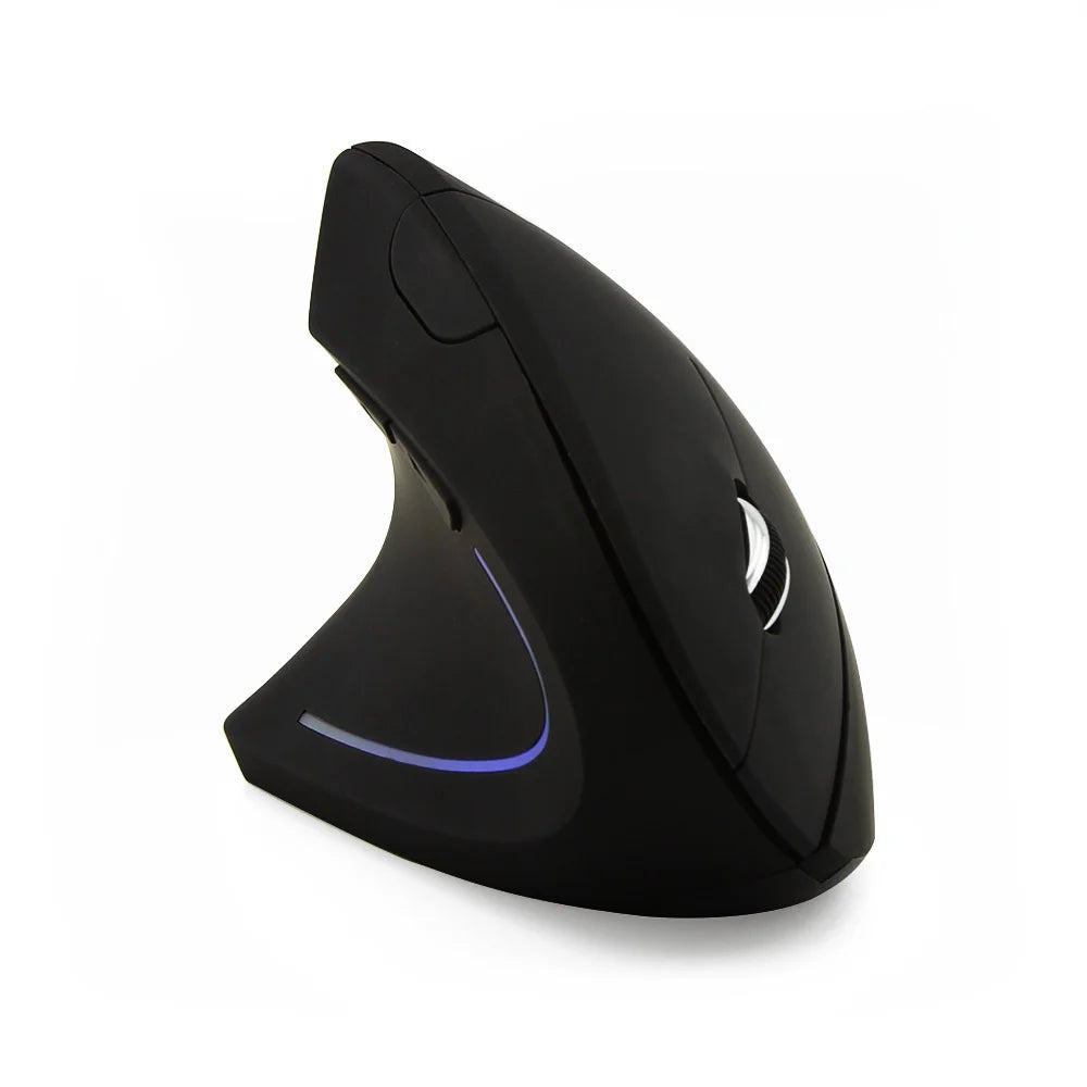 Ergonomic 2.4G Wireless Vertical Mouse for Right and Left-Handed Gamers - 6D USB Optical Mouse for Laptop and PC